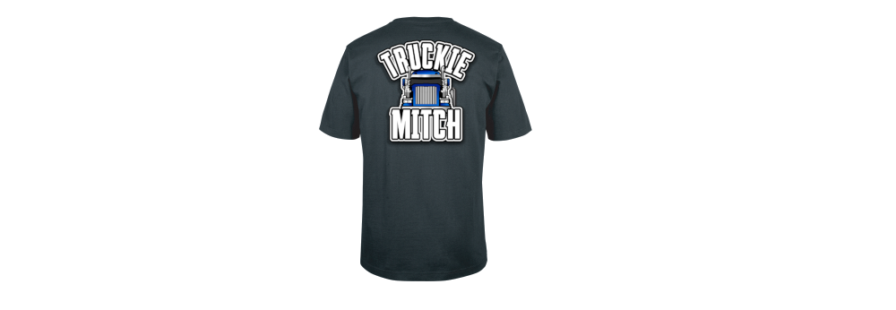 Truckie Mitch Black Tee